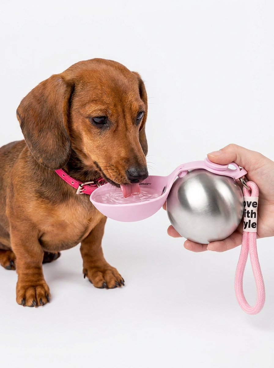 2-in-1 Portable Dog Water Bottle